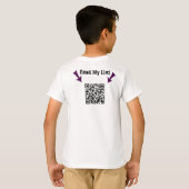 T-shirt Lire le tee-shirt de ma liste (Dos entier)