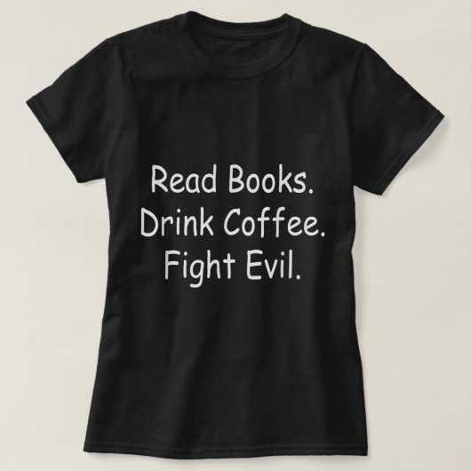 T-shirt Lire les livres (Design devant)