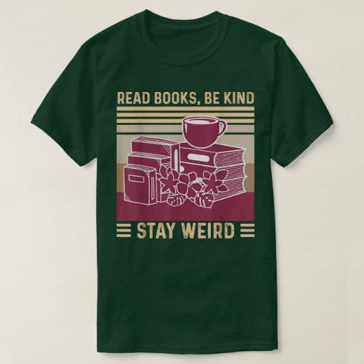 T-shirt Lire les livres (Design devant)