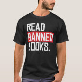 T-shirt Lire les livres interdits (Devant)