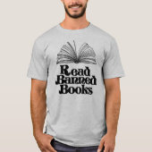 T-shirt Lire les livres interdits (Devant)