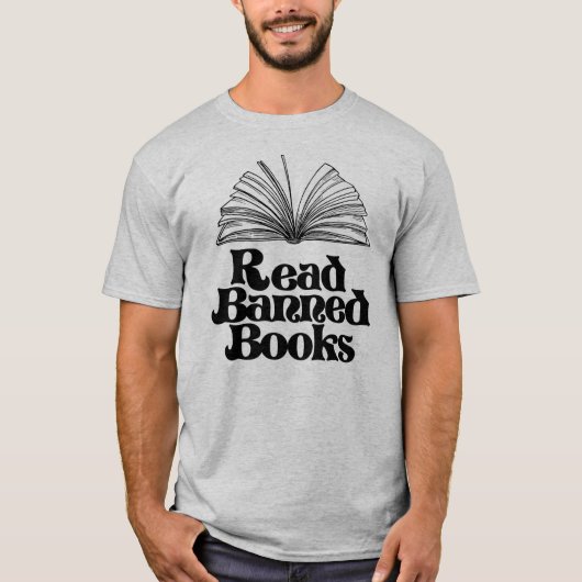 T-shirt Lire les livres interdits (Devant)