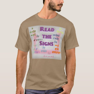 T-shirt Lire les signes de vie Signs