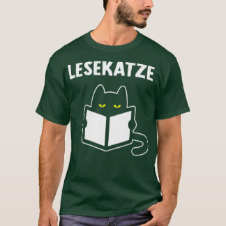 T-shirt Lire Livre de Chat Bookworm Lire Chats Cadeau