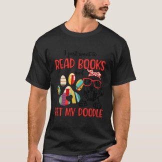 T-shirt Lire Livres Animaux domestiques Mon Doodle Proprié