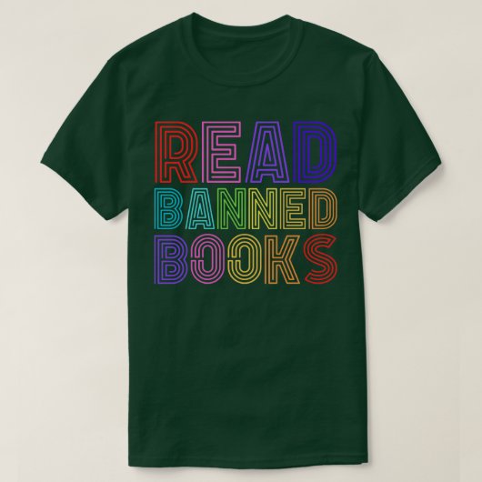 T-shirt Lire Livres interdits 20 (Design devant)