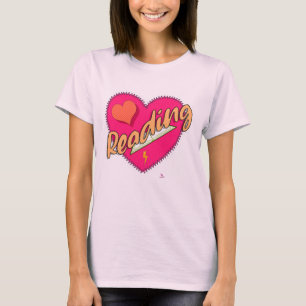 T-shirt Lire Love Book Heart Motto