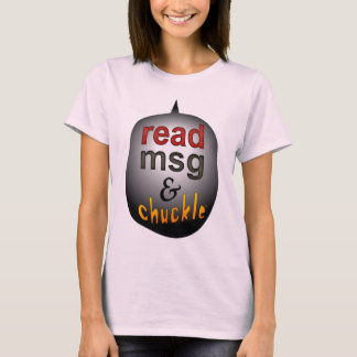 T-shirt lire msg & chuckkl