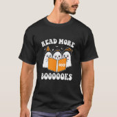 T-shirt Lire Plus Boooooooks Jote Ghost Lire Plus Booooooo (Devant)