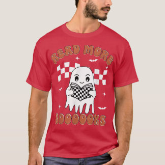 T-shirt Lire Plus Boooooooks Jote Ghost Lire Plus Booooooo