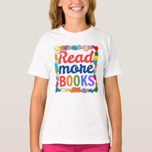T-shirt Lire plus de livres
