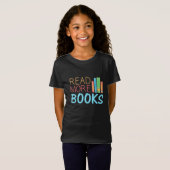 T-Shirt Lire plus de livres (Devant entier)