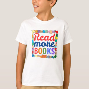 T-shirt Lire plus de livres