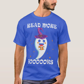 T-shirt Lire plus Livres Cute Ghost Lire plus Livres H