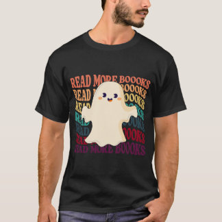 T-shirt Lire plus Livres halloween