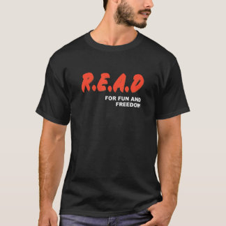 T-shirt Lire Pour Le Plaisir Et La Liberté Livre Costumé