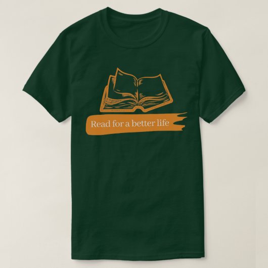 T-shirt Lire Pour Une Vie Meilleure (Design devant)