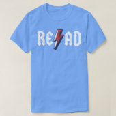 T-shirt Lire Rock N Roll Lecture Rock Star Funny Livres Lo (Design devant)