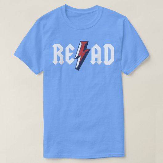 T-shirt Lire Rock N Roll Lecture Rock Star Funny Livres Lo (Design devant)