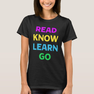 T-shirt Lire Savoir Apprendre Aller Livres Enseignant de l