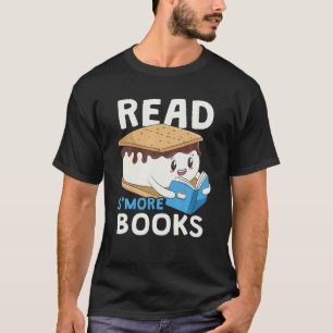 T-shirt Lire S'more Livres Camping Bookworm Boy Cute Libra