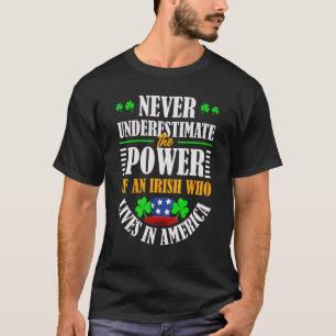 T-shirt L'irlandais américain ne sous-estime jamais le pou
