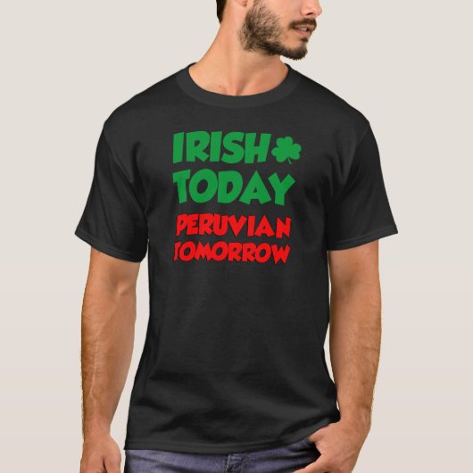 T-shirt L'irlandais aujourd'hui Pérou (Devant)