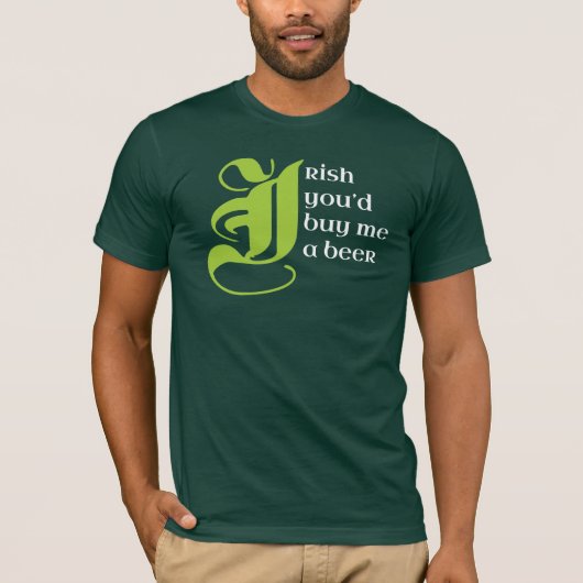 T-shirt L'Irlandais du jour de St Patrick vous (Devant)