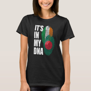 T-shirt L'Irlande Et Le Bangladesh Mélangent L'ADN Drapeau