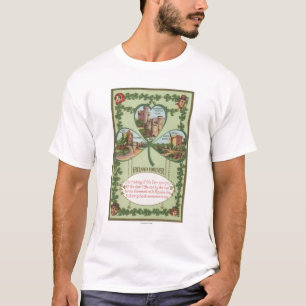 T-shirt L'Irlande pour toujours - liège et châteaux de