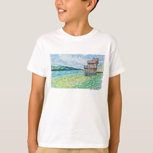 T-shirt Lis dans le lac (Devant)