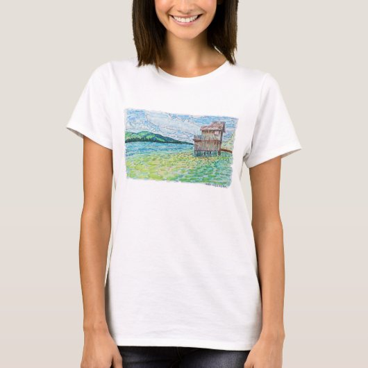 T-shirt Lis dans le lac (Devant)