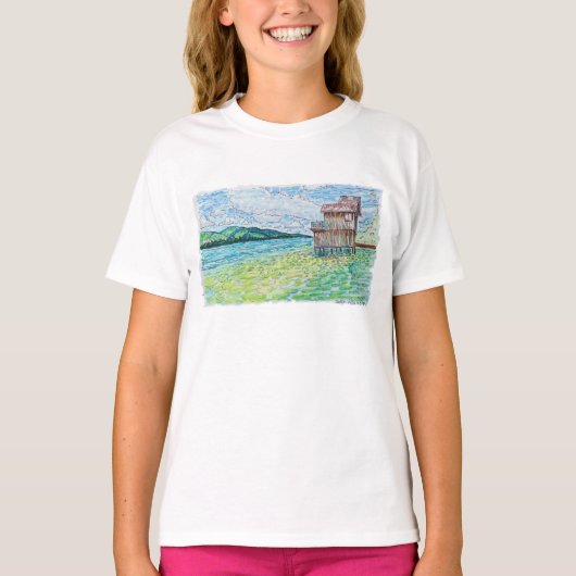 T-shirt Lis dans le lac (Devant)