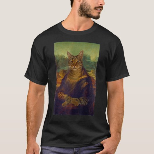 T-shirt Lisa qui miaule Ca Chat Chat (Devant)
