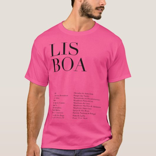 T-shirt Lisboa (Devant)