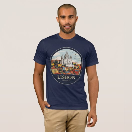 T-shirt Lisbonne (Devant entier)
