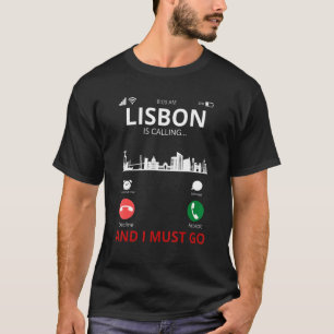 T-shirt Lisbonne appelle le souvenir du Portugal