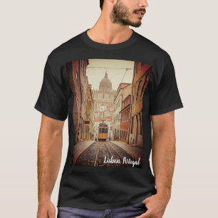 T-shirt Lisbonne Portugal Retro