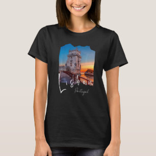T-shirt Lisbonne Portugal Souvenirs portugais Belem Tower