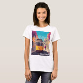 T-shirt Lisbonne Portugal Style Anime (Devant entier)