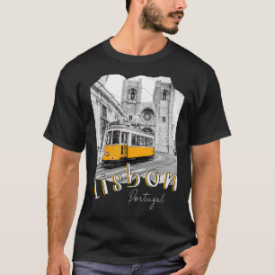 T-shirt Lisbonne Portugal Tramway Portugais Souvenirs Lisb
