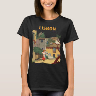 T-shirt Lisbonne Village Rue Voyage Portugal