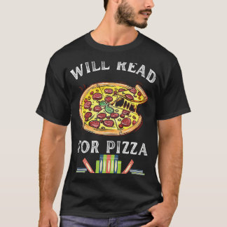 T-shirt Lisera pour Pizza 90s Programme de lecture pour en