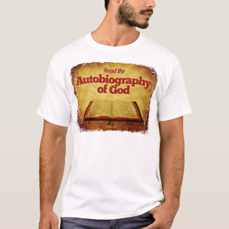 T-shirt Lisez l'autobiographie de Dieu