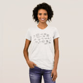 T-shirt Lisez plus de livres (Devant entier)