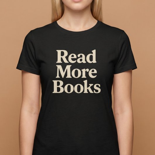 T-shirt Lisez plus de livres