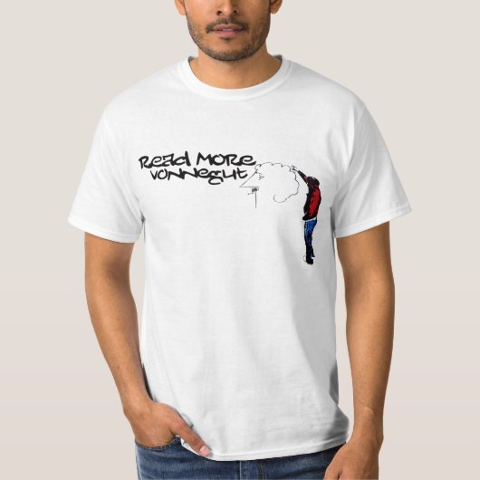 T-shirt Lisez plus de Vonnegut 2,0 (Devant)