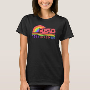 T-shirt Lisez votre coeur en dehors mignon pour les enseig