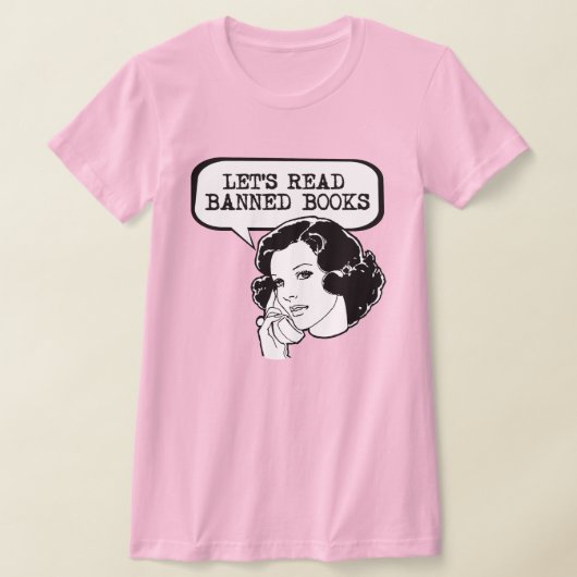 T-shirt Lisons Retro Livres Interdits (Poser)