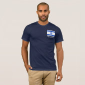 T-shirt L'Israël - drapeau israélien (Devant entier)